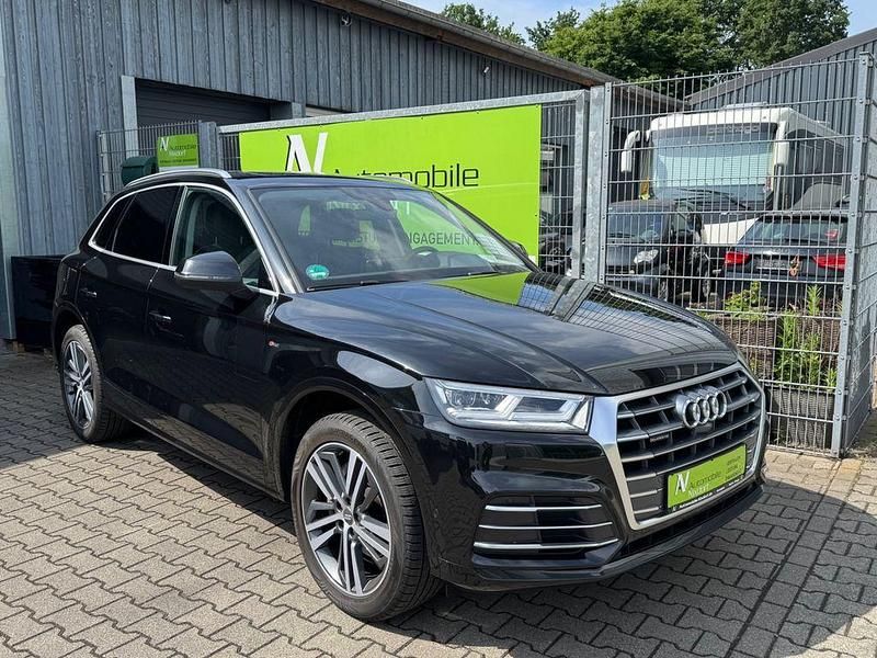 Schwarz Gebraucht 2018 Audi Q5 S-Line SUV | 31.880 € (Teuer) - Bild 1/4