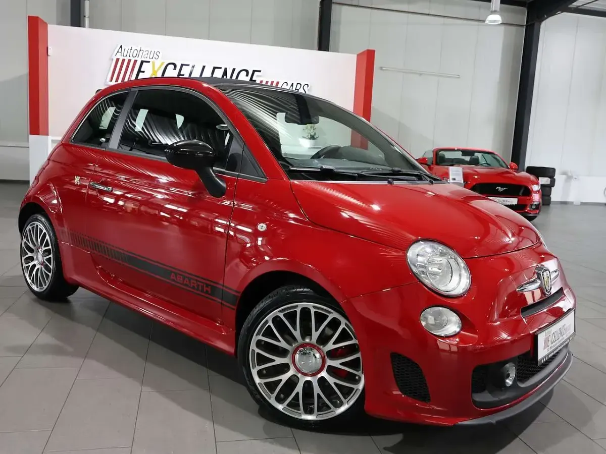 Second-hand Abarth 500C 135 CP (99 kW) 2013 Roșu Cabrio