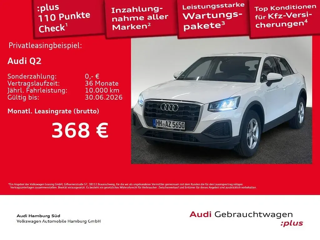 Gebraucht Audi Q2 Comfort 150 PS (110 kW) 2026 Z9 arkonaweiß SUV