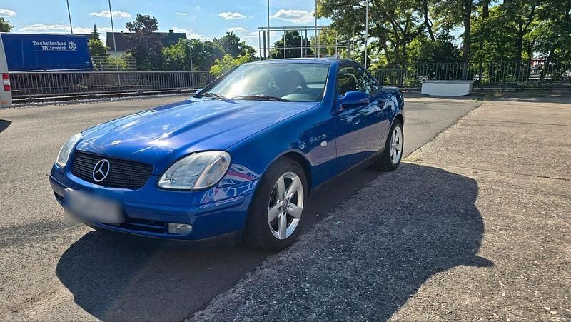 Blau Gebraucht 1999 Mercedes SLK200 Cabrio | 3.300 € (Superpreis) - Bild 1/4