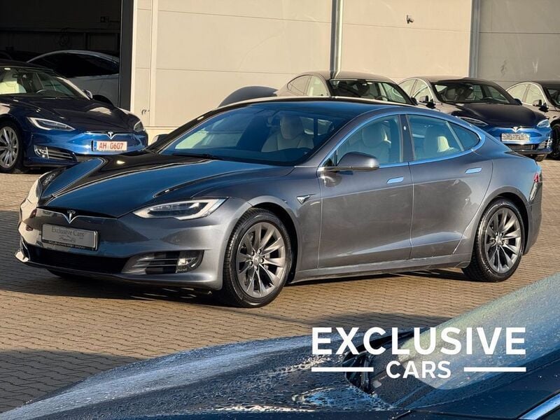 Grau Gebraucht 2020 Tesla Model S Long Range Limousine | 36.950 € (Guter Preis) - Bild 1/4