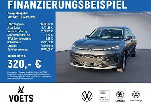 Neu VW T-Roc Cabriolet Style 150 PS (110 kW) 2026 Grau SUV