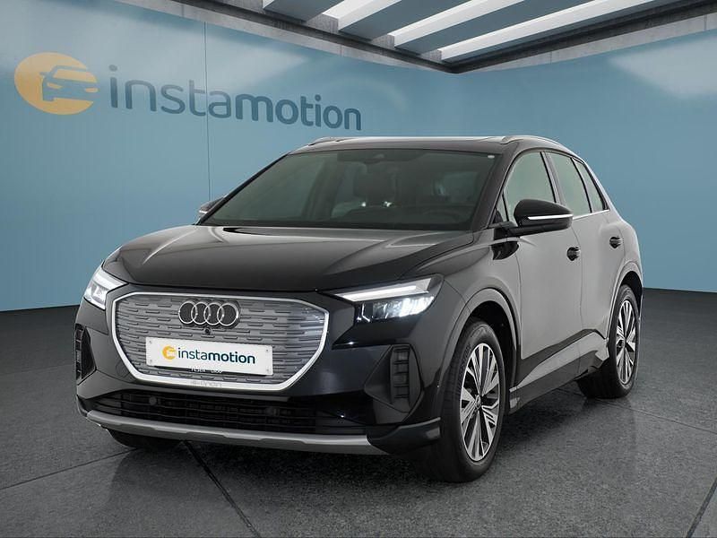 Schwarz Gebraucht 2021 Audi Q4 e-tron SUV | 28.599 € (Teuer) - Bild 1/4