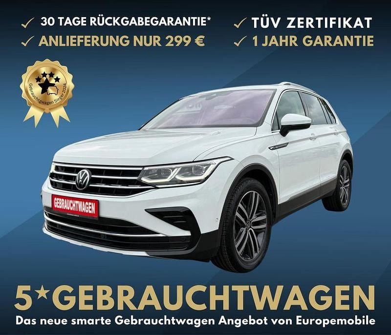 Gebraucht VW Tiguan Elegance 150 PS (110 kW) 2021 Pure white SUV