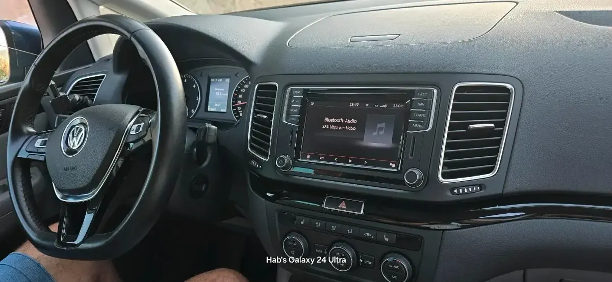 Gebraucht VW Sharan 150 PS (110 kW) 2016 Blau Van / Kleinbus