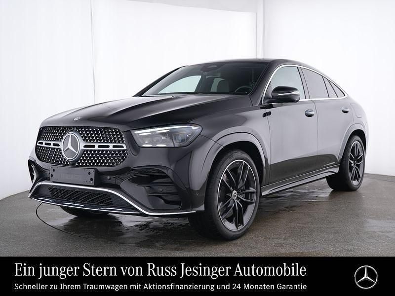 Obsidianschwarz metallic Gebraucht 2024 Mercedes GLE350 AMG Coupé | 89.880 € - Bild 1/3
