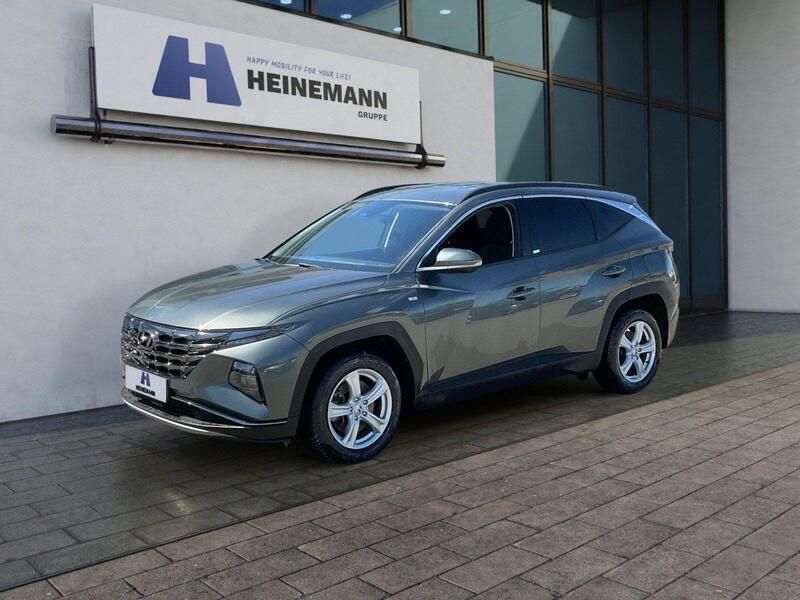 Amazon grey / met Gebraucht 2021 Hyundai Tucson Select SUV | 23.950 € (Fairer Preis) - Bild 1/4