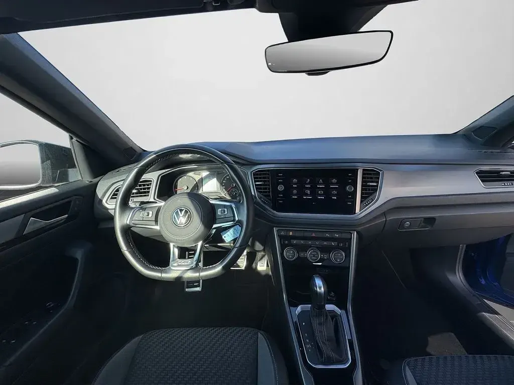 Gebraucht VW T-Roc Cabriolet R-line 150 PS (110 kW) 2022 Ravennablau metallic Cabrio