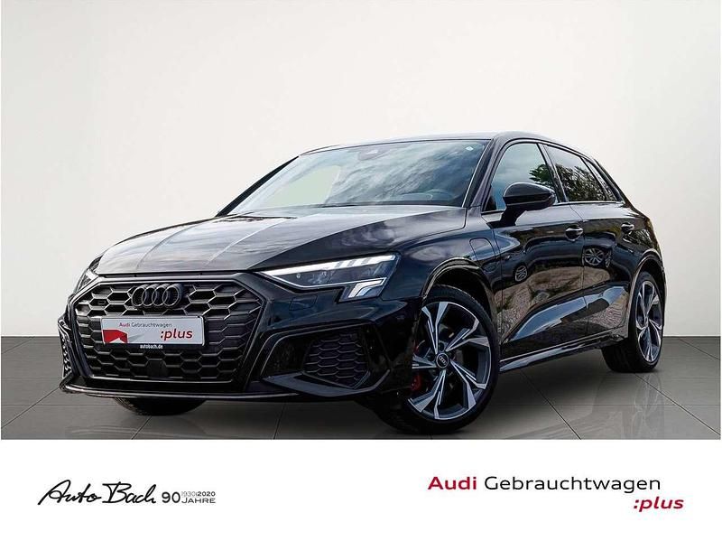 Mythosschwarz metallic Gebraucht 2021 Audi A3 e-tron S-Line Kleinwagen | 27.970 € (Fairer Preis) - Bild 1/4