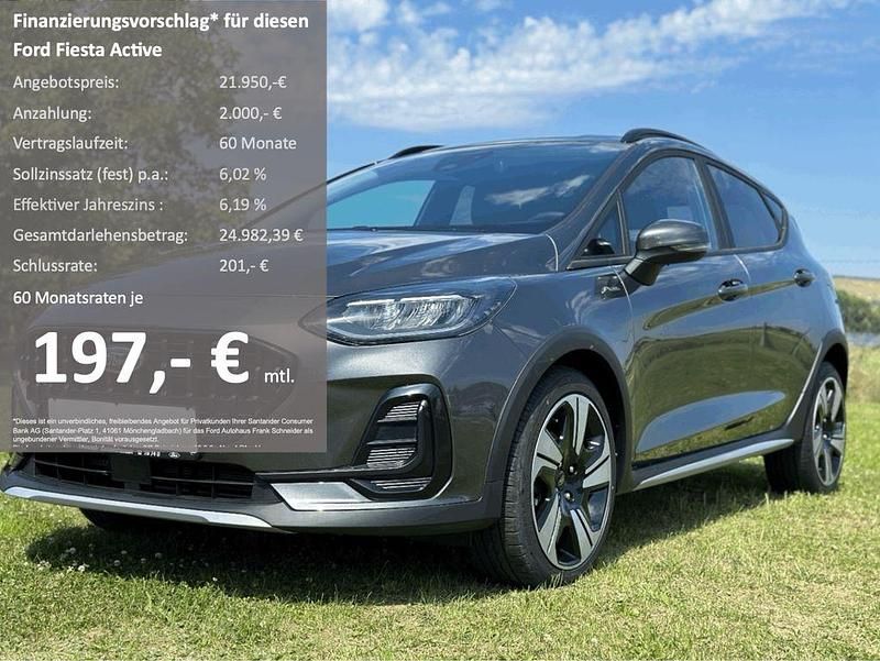 Grau Gebraucht 2023 Ford Fiesta Active Kleinwagen | 21.990 € (Etwas zu teuer) - Bild 1/4