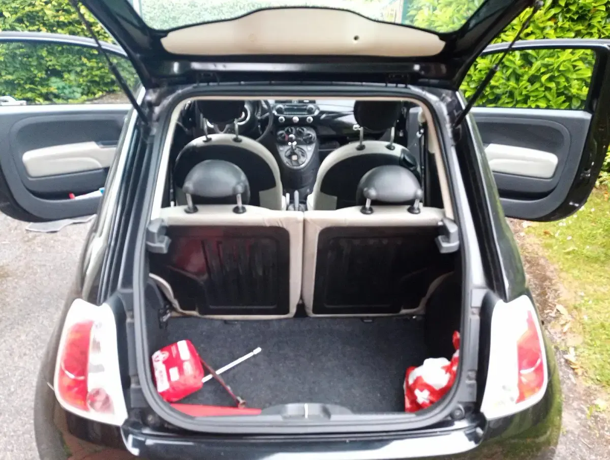 Gebraucht Fiat 500 Lounge 86 PS (63 kW) 2011 Schwarz Kleinwagen