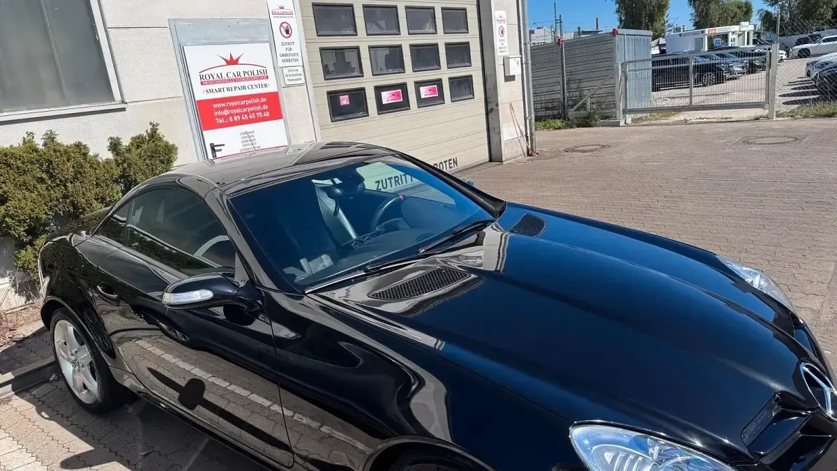 Gebraucht Mercedes SLK200 163 PS (119 kW) 2007 Schwarz Cabrio