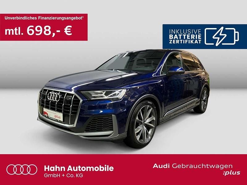 Navarrablau metallic Gebraucht 2022 Audi Q7 S-Line SUV | 59.860 € (Fairer Preis) - Bild 1/3