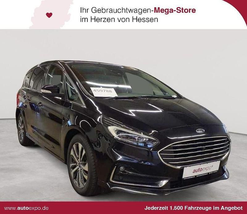 Obsidianschwarz metallic Gebraucht 2021 Ford S-MAX Titanium Van / Kleinbus | 19.490 € (Guter Preis) - Bild 1/4