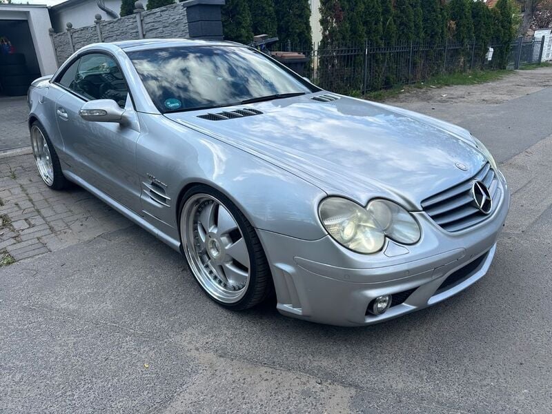 Silber Gebraucht 2001 Mercedes SL500 AMG Cabrio | 12.500 € (Superpreis) - Bild 1/4