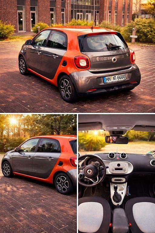 Occasion Smart ForFour Passion 90 ch (66 kW) 2016 Gris Citadine