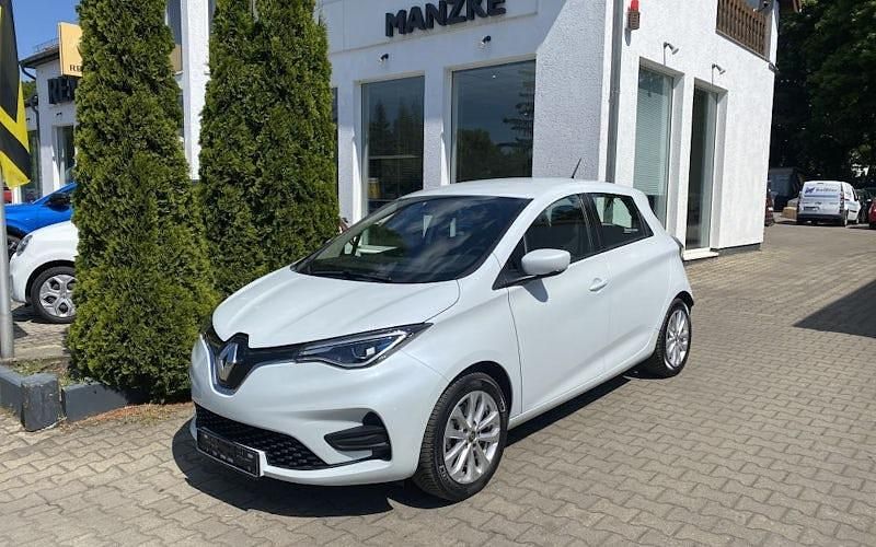 Quarzweiß metallic (metallic) Gebraucht 2021 Renault Zoe Experience Kleinwagen | 15.490 € (Etwas zu teuer) - Bild 1/4