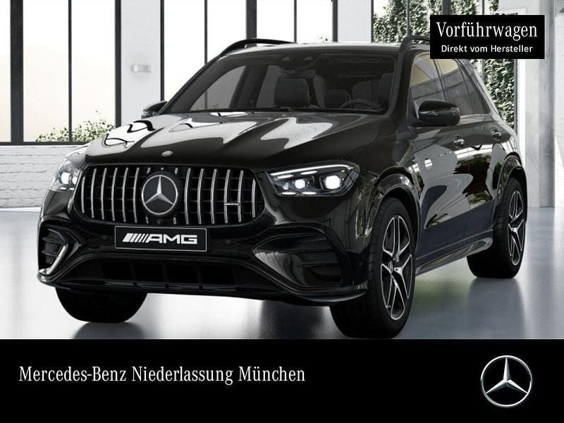 Schwarz Gebraucht 2024 Mercedes GLE53 AMG Night SUV | 113.990 € (Fairer Preis) - Bild 1/4