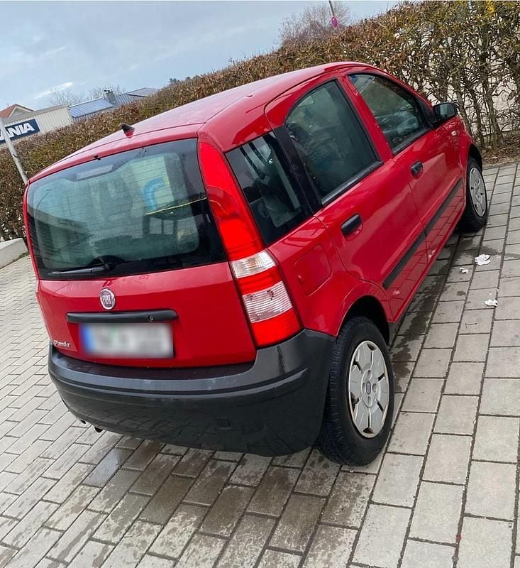 Gebraucht Fiat Panda 2008 Rot Kleinwagen