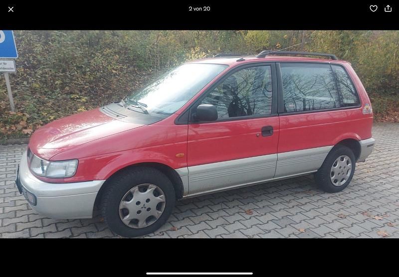 Gebraucht Mitsubishi Space Runner 122 PS (89 kW) 1996 Rot Van / Kleinbus