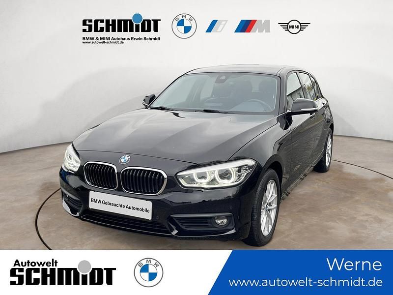 Schwarz uni Gebraucht 2018 BMW 118 Advantage Kleinwagen | 14.890 € (Superpreis) - Bild 1/4
