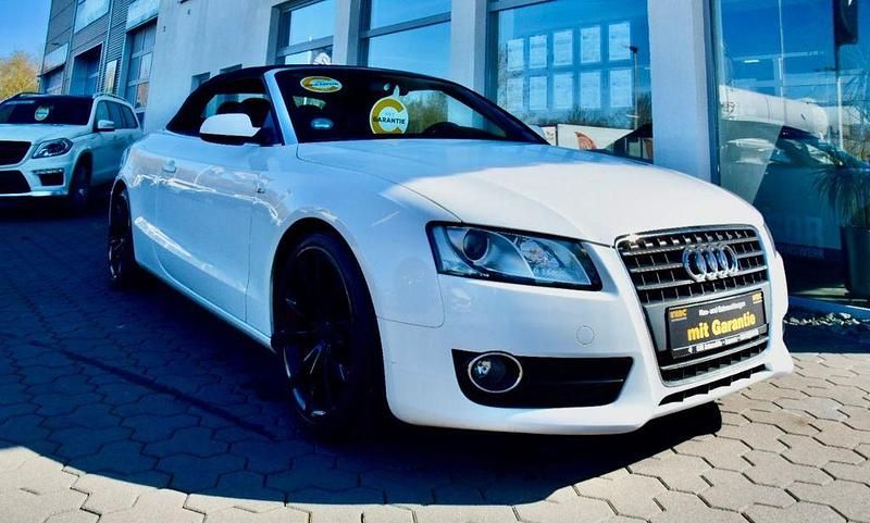 Gebraucht Audi A5 Cabriolet S-Line 160 PS (117 kW) 2010 Weiß Cabrio