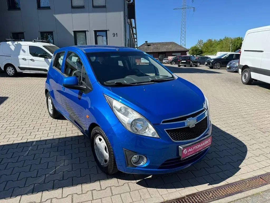Gebraucht Chevrolet Spark LS 68 PS (50 kW) 2010 Blau Kleinwagen