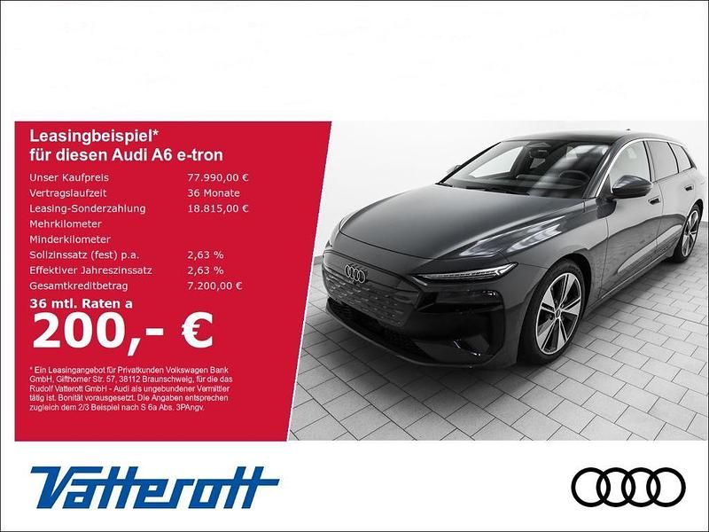 Grau Neu 2025 Audi A6 e-tron S-Line Kombi | 77.990 € (Superpreis) - Bild 1/4