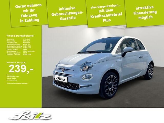 Weiß Gebraucht 2022 Fiat 500 Dolcevita Cabrio | 15.650 € (Teuer) - Bild 1/1