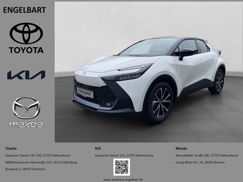 Schneeweiß / dach schwarz Neu 2025 Toyota C-HR SUV | 34.390 € (Superpreis) - Bild 1/4