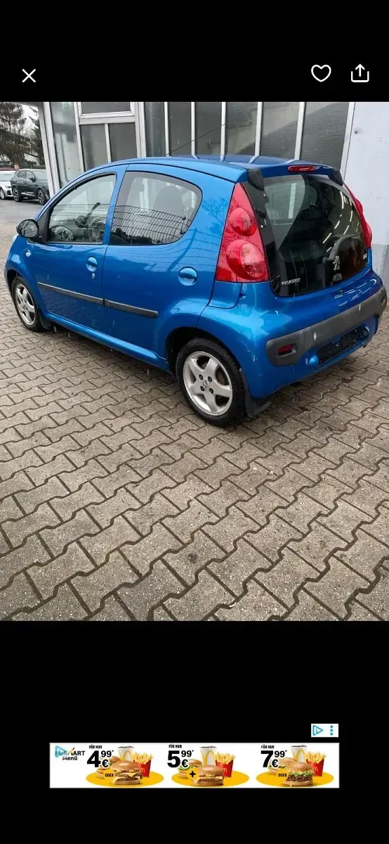 Gebraucht Peugeot 107 68 PS (50 kW) 2006 Blau Kleinwagen