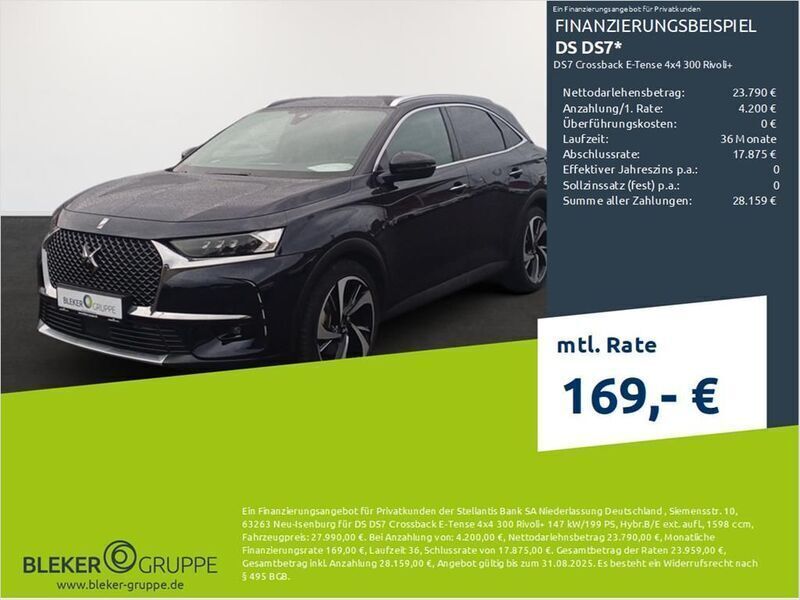 Encreblau Gebraucht 2021 DS Automobiles DS7 Crossback Rivoli Plus SUV | 27.990 € (Guter Preis) - Bild 1/1
