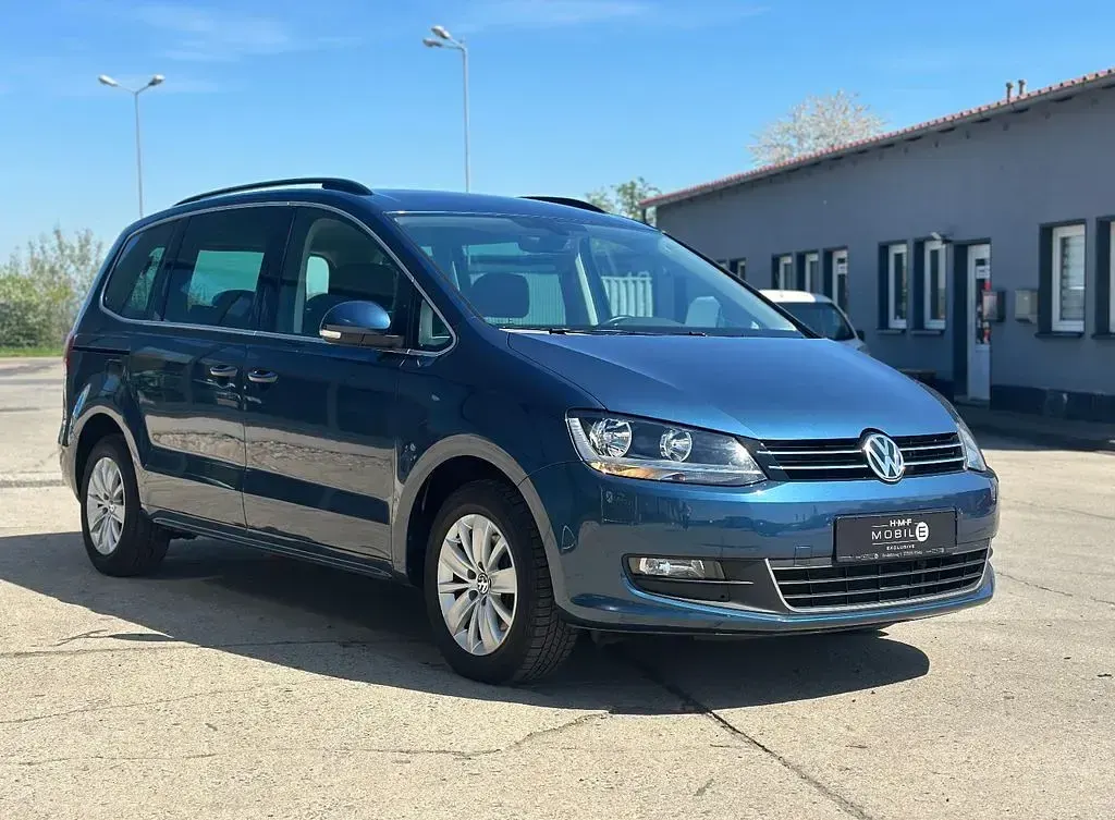 Gebraucht VW Sharan 150 PS (110 kW) 2017 Blau Van / Kleinbus