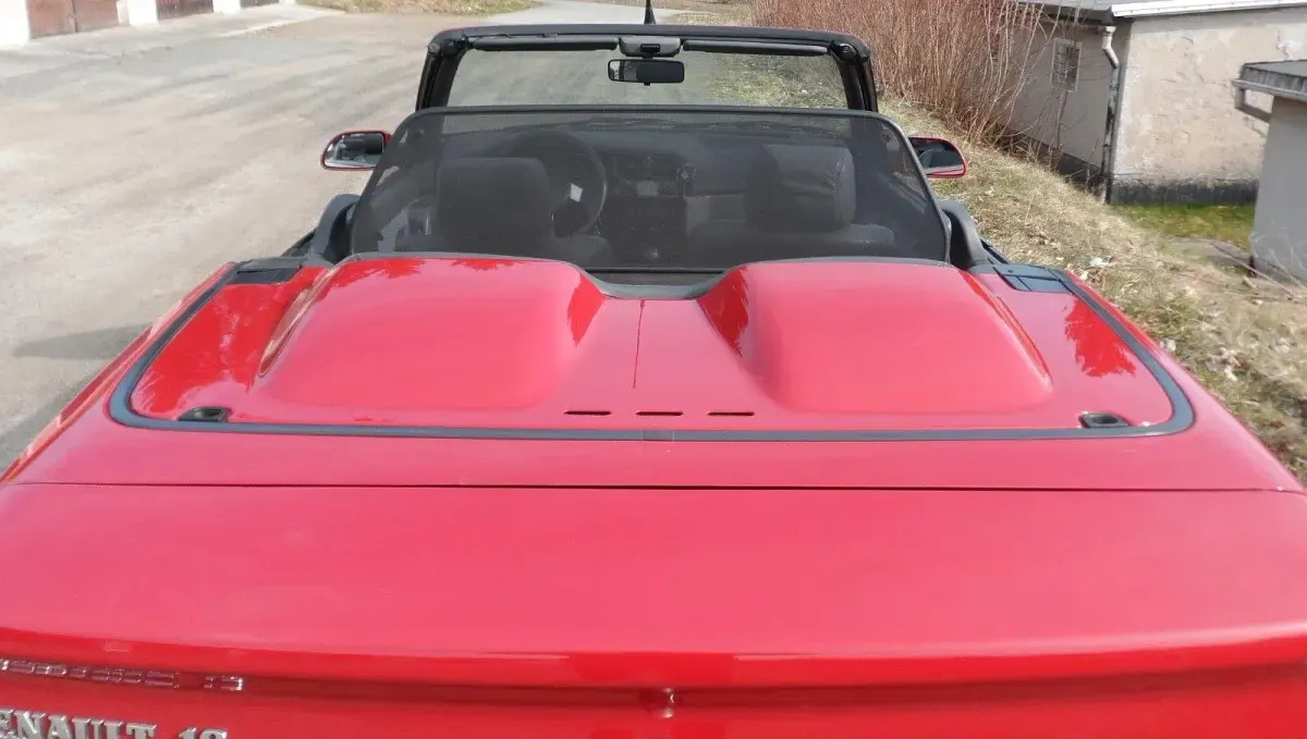 Brugt Renault 19 90 HK (66 kW) 1993 Rød Cabriolet