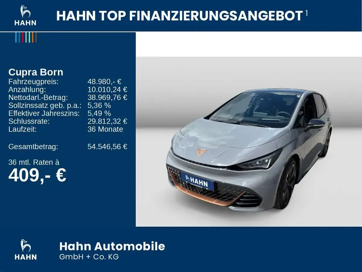 Neu Cupra Born VZ2 239 kW (326 PS) 2026 Grau Kleinwagen