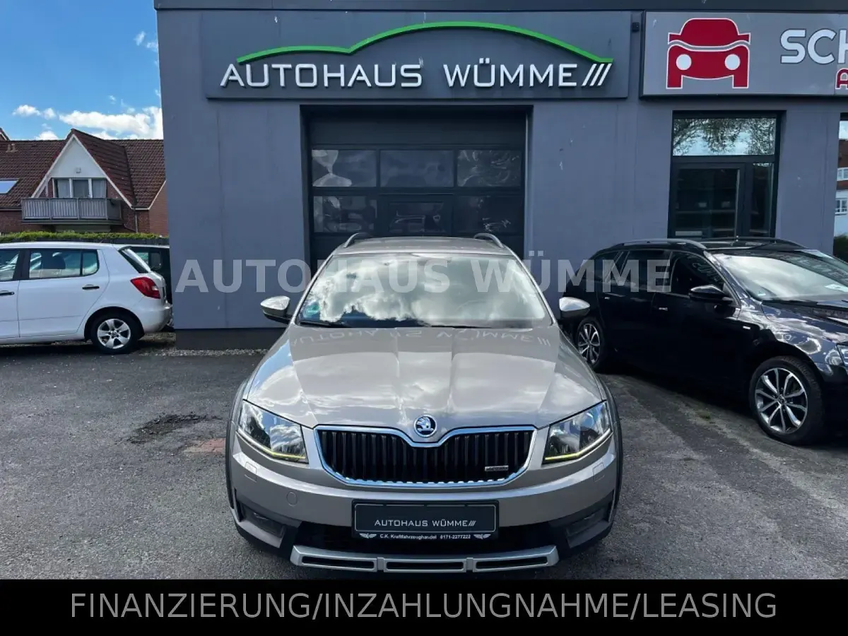 Gebraucht Skoda Octavia Scout 184 PS (135 kW) 2014 Beige Kombi