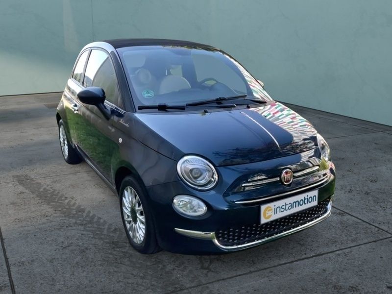 Blau Gebraucht 2021 Fiat 500C Dolcevita Cabrio | 13.990 € (Fairer Preis) - Bild 1/3
