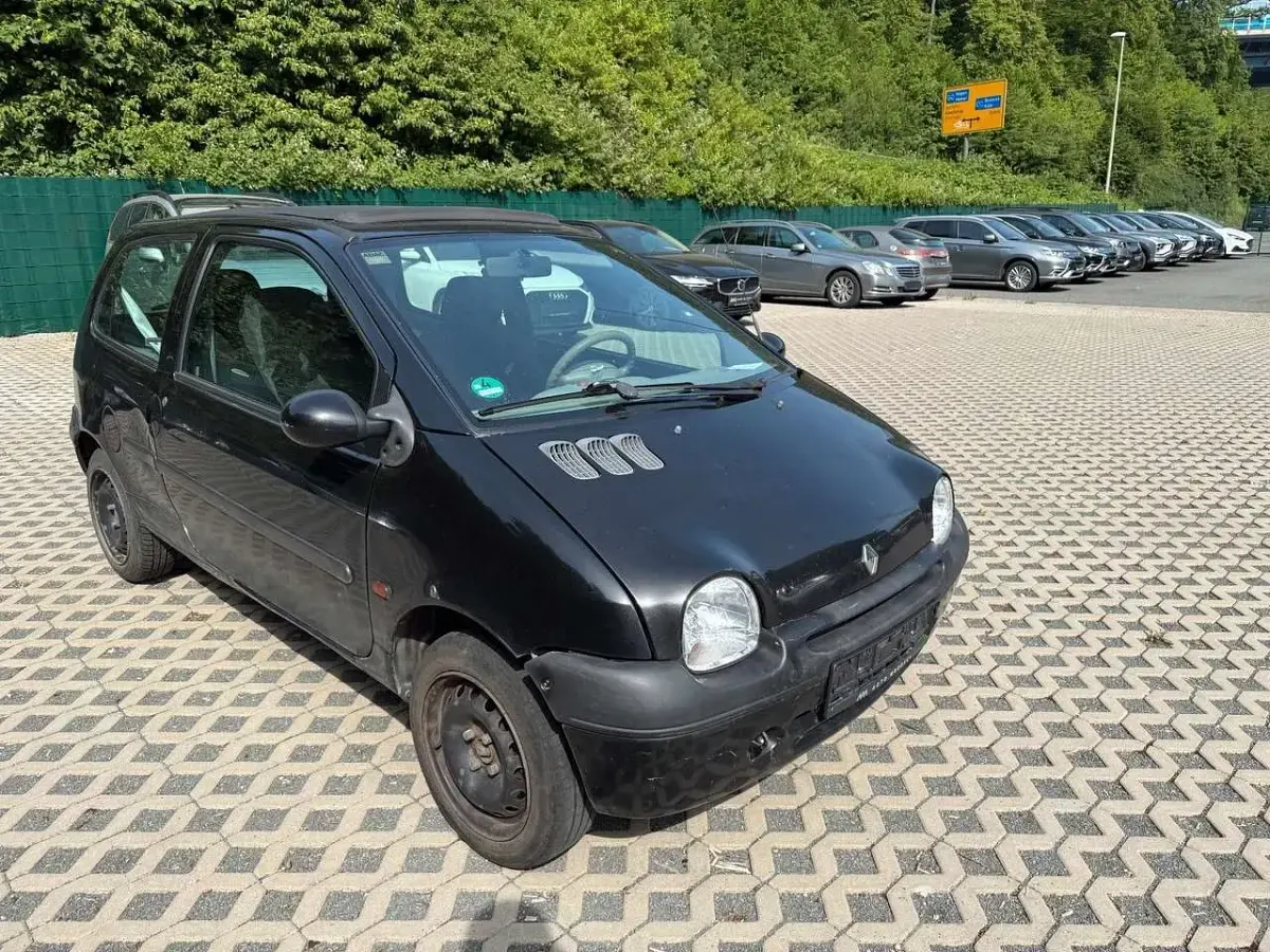 Gebraucht Renault Twingo Authentique 58 PS (42 kW) 2001 Schwarz Kleinwagen
