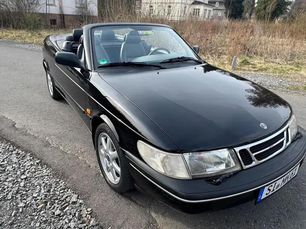 Gebraucht Saab 900 Cabriolet 150 PS (110 kW) 1996 Schwarz Cabrio