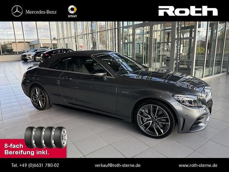 Grau Gebraucht 2019 Mercedes C43 AMG Night Cabrio | 39.899 € (Fairer Preis) - Bild 1/4