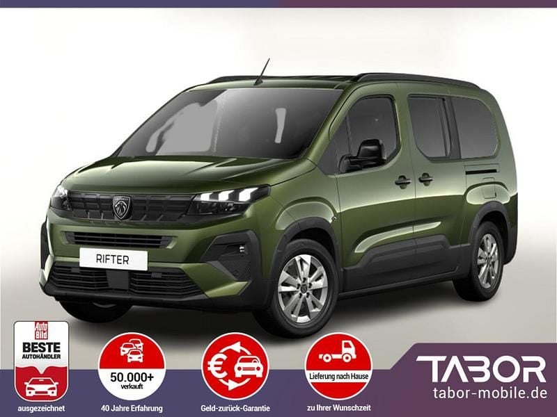Grün (sirkka grün metallic) Neu 2025 Peugeot Rifter Allure Van / Kleinbus | 30.487 € (Fairer Preis) - Bild 1/4