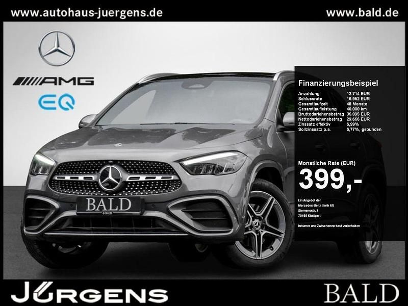 Grau mountain grey metallic Gebraucht 2024 Mercedes GLA250 Advanced Plus SUV | 42.380 € (Fairer Preis) - Bild 1/4