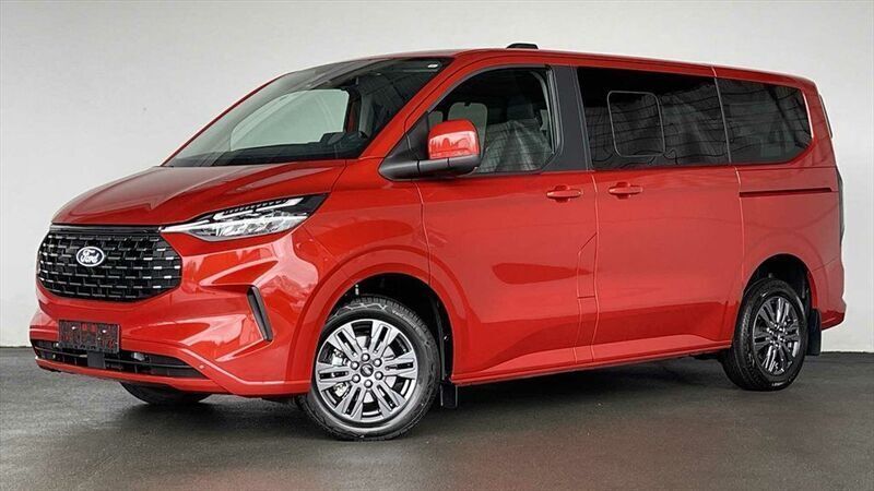 Rot Neu 2024 Ford Tourneo Custom Titanium Van / Kleinbus | 48.970 € - Bild 1/2
