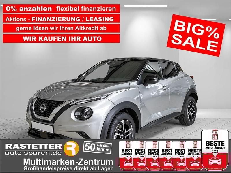 Silver/black zweifarblack Gebraucht 2025 Nissan Juke N-Connecta SUV | 20.880 € (Guter Preis) - Bild 1/4