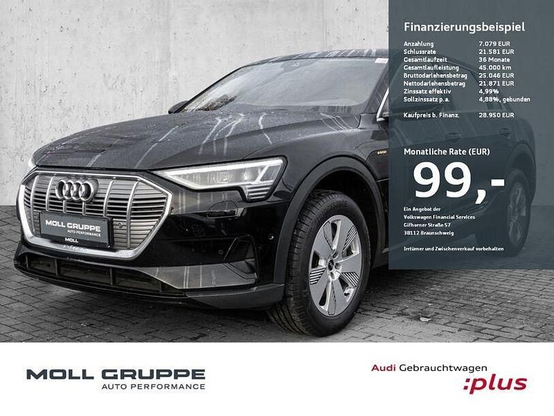 Brillantschwarz Gebraucht 2022 Audi e-tron Performance SUV | 28.950 € (Fairer Preis) - Bild 1/4