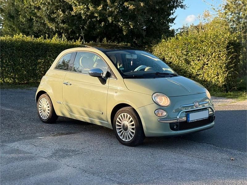 Grün Gebraucht 2008 Fiat 500 Lounge Kleinwagen | 6.990 € (Etwas zu teuer) - Bild 1/4