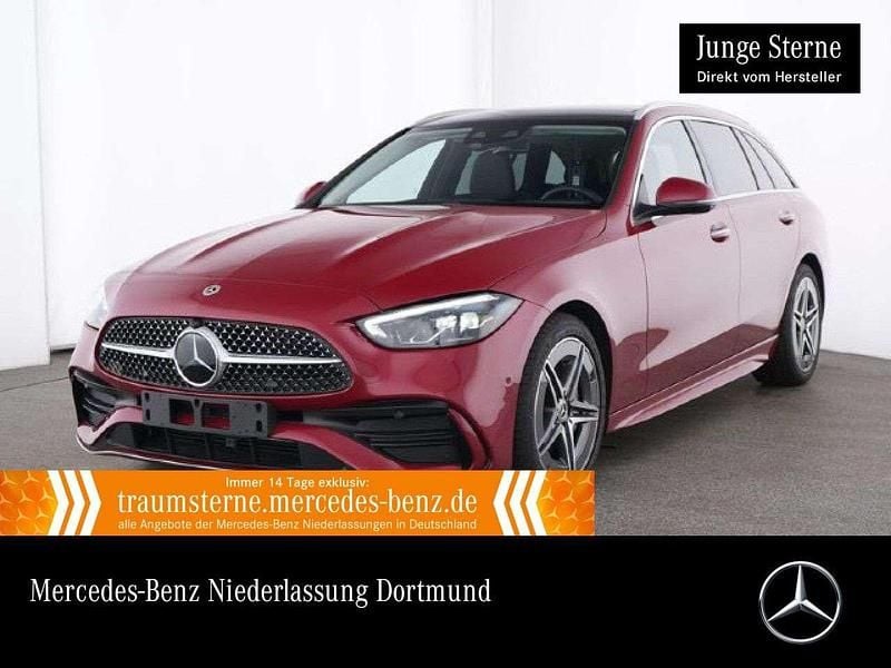 Rot Gebraucht 2024 Mercedes C300 Advanced Plus Limousine | 43.890 € (Guter Preis) - Bild 1/3