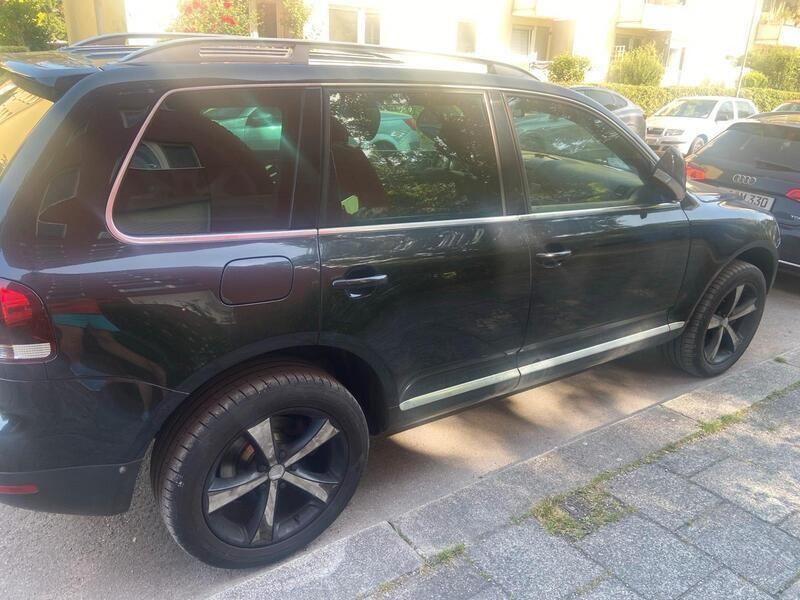 Schwarz Gebraucht 2007 VW Touareg SUV | 11.990 € (Teuer) - Bild 1/4