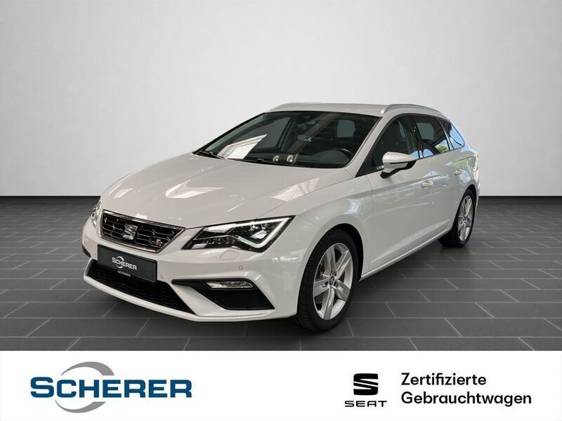 Nevada weiß metallic (metallic) Gebraucht 2020 Seat Leon FR Limousine | 21.990 € (Fairer Preis) - Bild 1/4