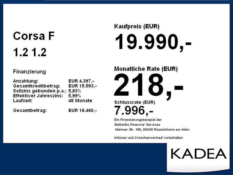 Gebraucht Opel Corsa 75 PS (55 kW) 2024 Kardio rot Kleinwagen